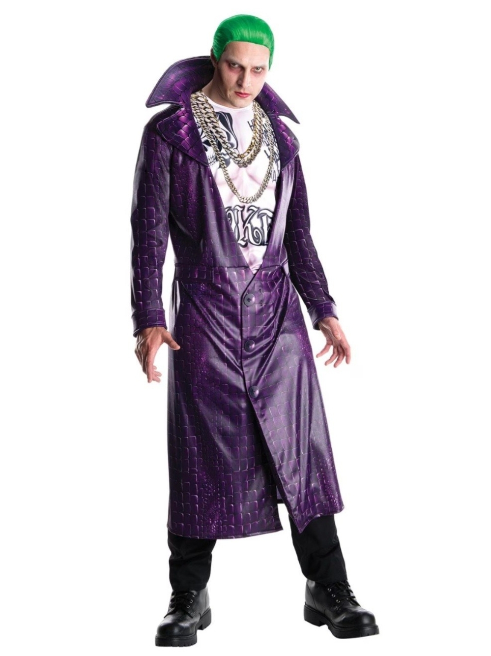 NWOT Mens Suicide Squad Deluxe Joker Costume Fits Up To 44 Jacket